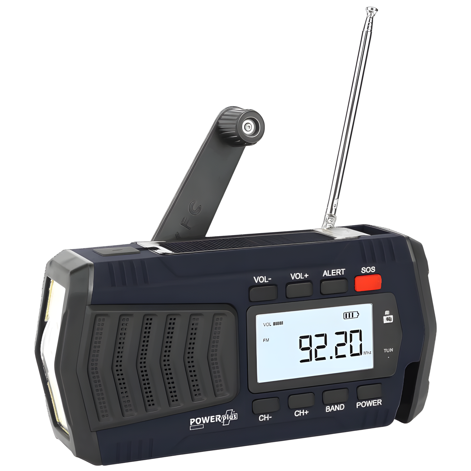 Tragbares solarbetriebenes Radio mit LED-Licht, perfekt für Outdoor-Abenteuer und Notfallsituationen. Tragbares solarbetriebenes Radio mit LED-Licht, perfekt für Outdoor-Abenteuer und Notfallsituationen.