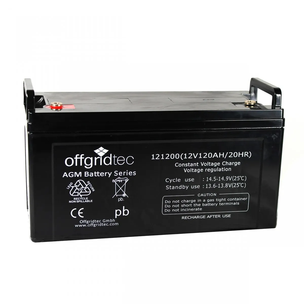 Offgridtec AGM-Batterie 120Ah