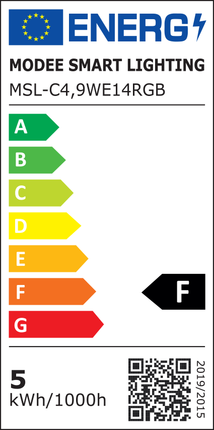 MSL-C4-9WE14RGB E14 RGB-LED-Lampe Smart Kerze WIFI