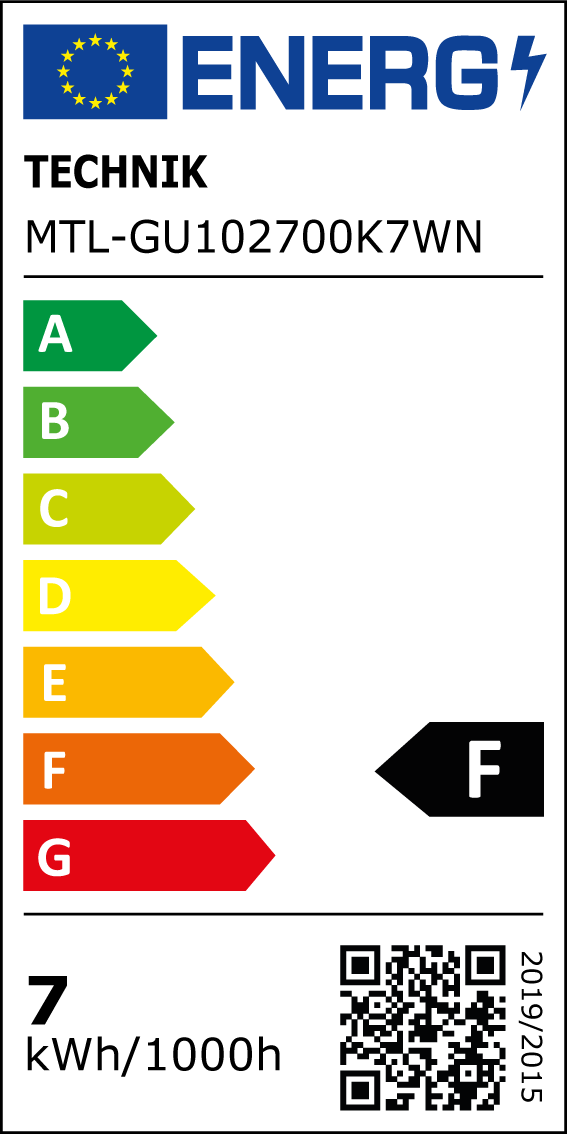 GU10 LED-Strahler warmweiß, 630 Lumen