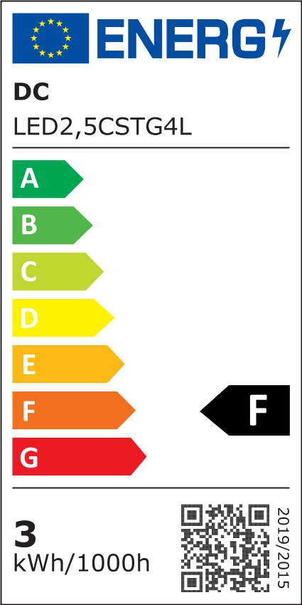full_LED2_5CSTG4L G4 LED, dimmbar, 240 Lumen, Energieklasse A++